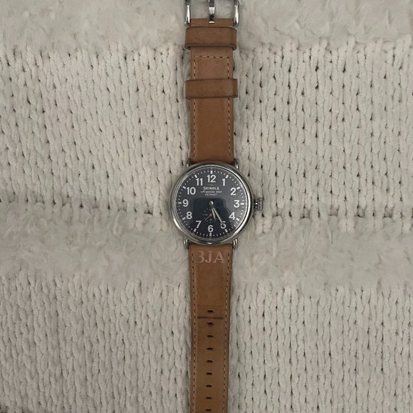 Shinola Brown Leather Watch - Picture 1 of 2